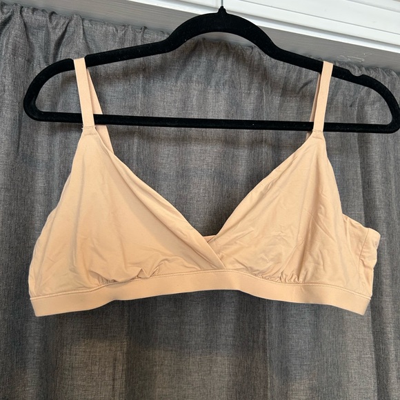 SKIMS NWOT Fits Everybody Crossover Bralette in Clay 2X - Picture 3 of 4